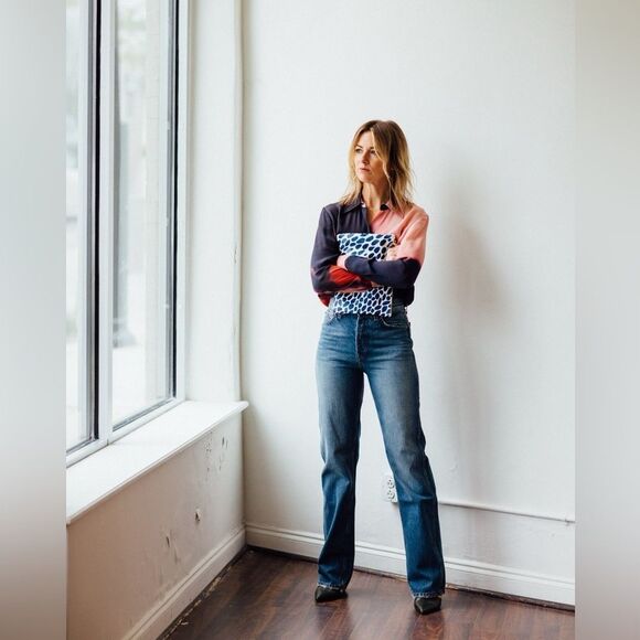 Re/done High Rise Loose in Vintage Indigo Wash - Picture 1 of 9